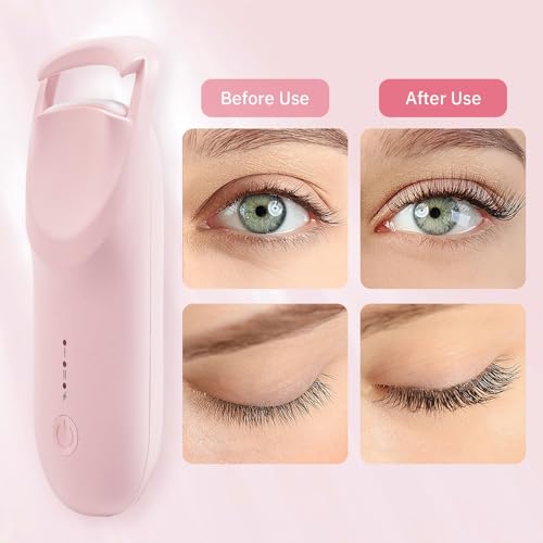 Recourbe-cils électrique chauffant rose Mini Lash rechargeable USB