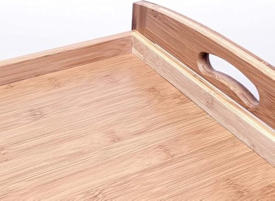 3 Tier Bamboo Kitchen Storage Rolling Shelf with Wheels, Serving Kitchen Island Bar, Organizer Cart for Home, Dining Room, Laundry Room with Lockable Castors-N4FzXoTv