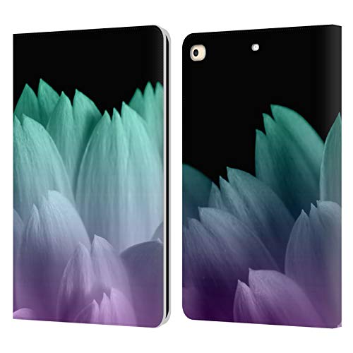 Protection iPad 9.7 2017 étui portefeuille cuir fleurs PLdesign