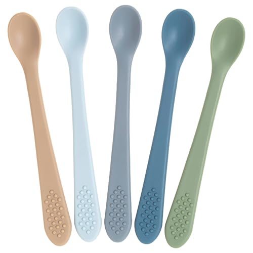 Image of Baby Spoons - Infant Spoons First Stage-First Stage Baby Feeding Spoon Set Gum Friendly - BPA Free
