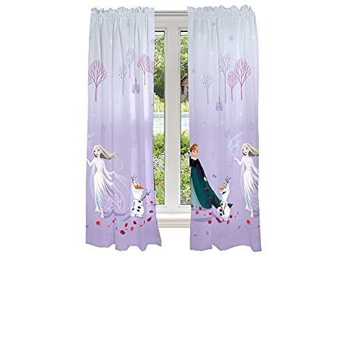 Franco Disney Frozen 2 Rideaux de fenêtre pour chambre d'enfant 208 x 160 cm