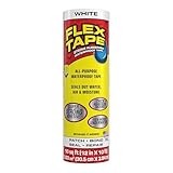 Flex Tape Rubberized Waterproof Tape, 12 inches x 10 Feet, White