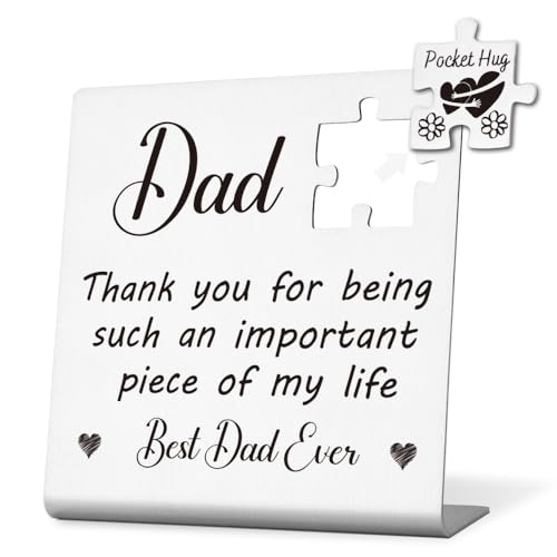 THRXOBN Regalo de agradecimiento para papá, padre, bonito regalo de decoración de escritorio para papá, regalo de oficina para papá, divertido regalo de decoración de escritorio para papá de hija,