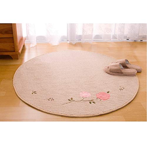 Rembourrage ordinateur tapis de lit rond rose MU antidérapant
