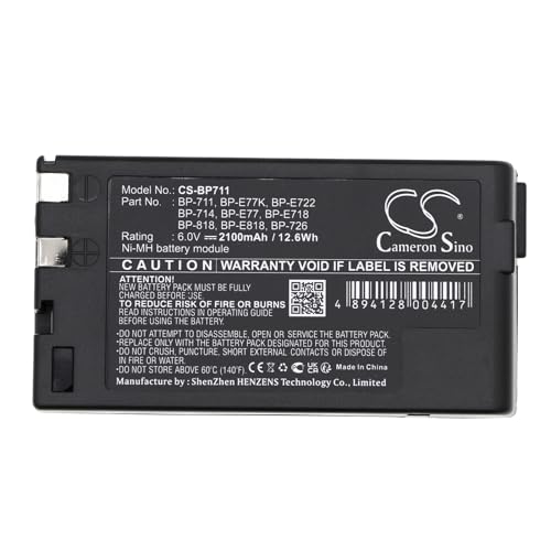 Batería 2100mAh compatible con Canon E520 y E660 evita fallos de energía 2