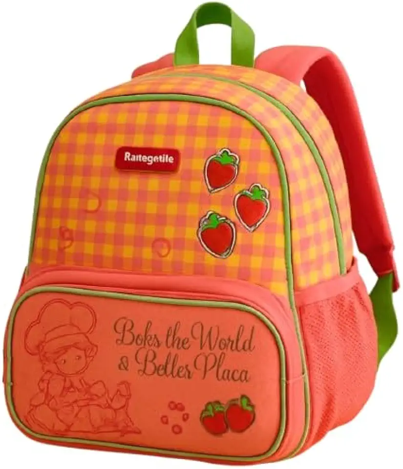 Mochila Moranguinho Pequena Costas Clio Creche Passeio