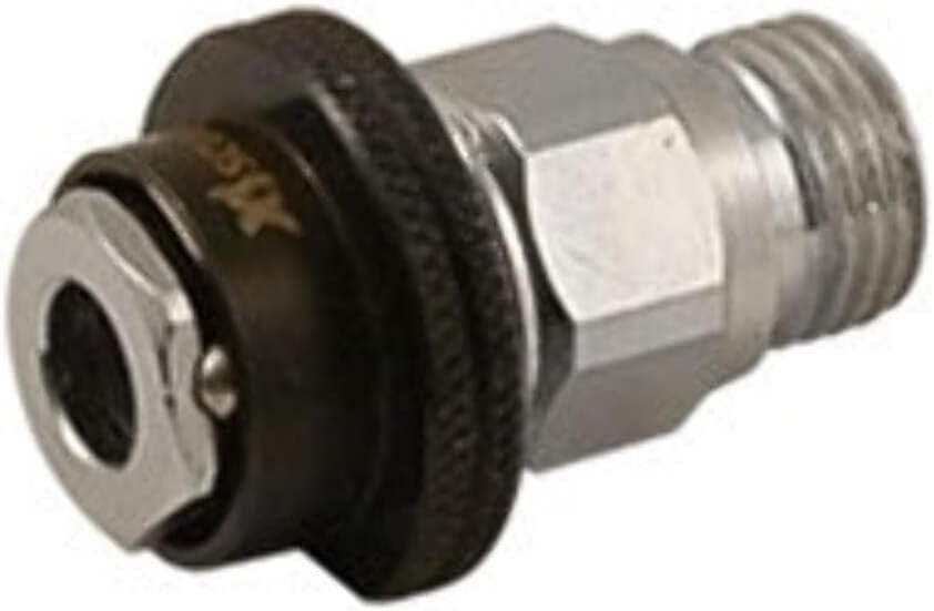 XS Scuba EZ QD Adapter, Converts Standard Regulator LP Hose to LP EZ QD Hose