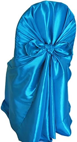 Miniatura 7 de Wedding Linens Inc. (2 piezas) Fundas de silla universales de tafetán para restaurante, boda, banquete, eventos, color champán