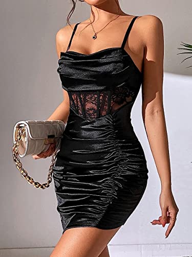Robe sans manches à bretelles spaghetti avec décolleté coupe basse - 2