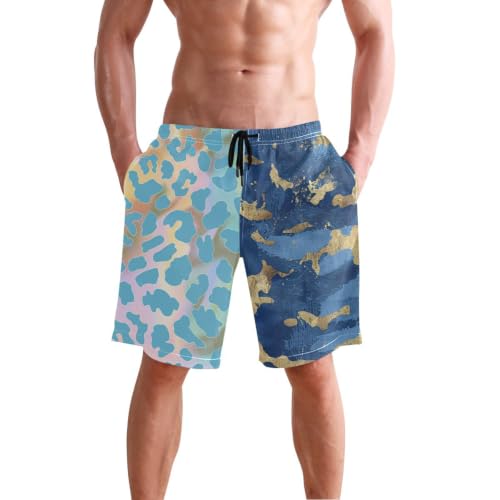 Short de bain respirant pour homme avec entrejambe long anti-irritation