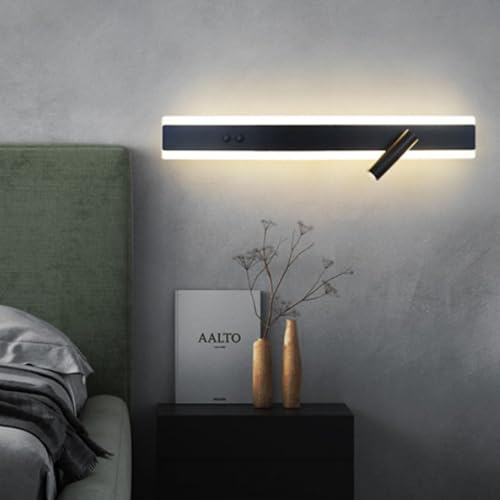 Luz de pared con foco giratorio de lectura para crear un ambiente relajante en tu dormitorio