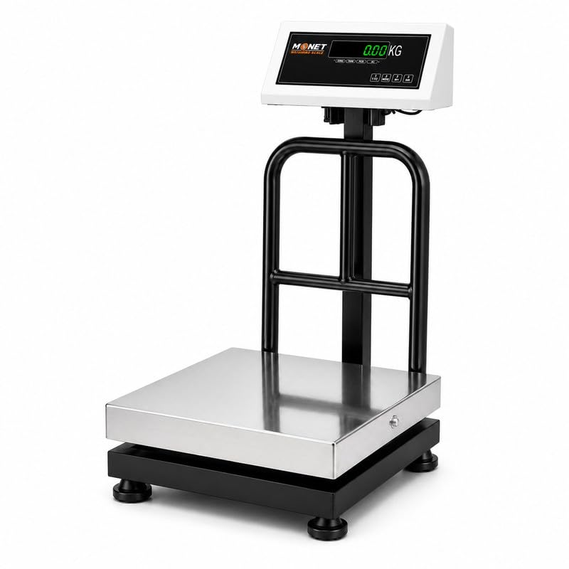Monet 100 KG 400 × 400 mm Digital Platform Weighing Scale | Stainless Steel Platform | Heavy Duty Electronic Weight Machine-image-16