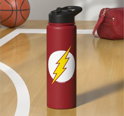 Image of The Flash Logo Stainless Steel Insulated Water Bottle