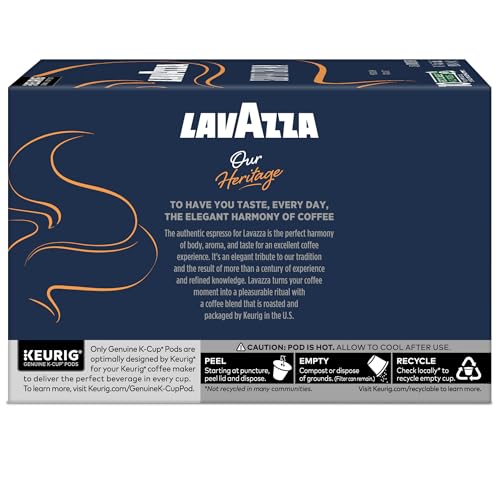 Lavazza Super Crema, Single Serve Keurig K-Cup Pods, Medium Espresso Roast Coffee, 60 Count (6 Packs of 10) - image 9