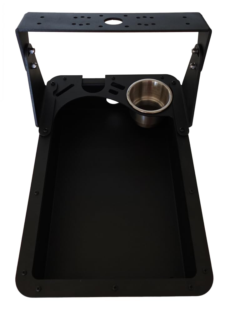 Miniatura 6 de Baldwin Iron Works Recessed Trolling Motor Foot Pedal Pan Tray (Tray Only)