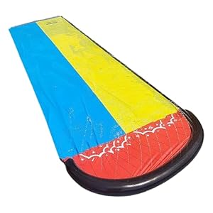 Babknmnfzt Aufblasbare Doppel Wasserrutsche