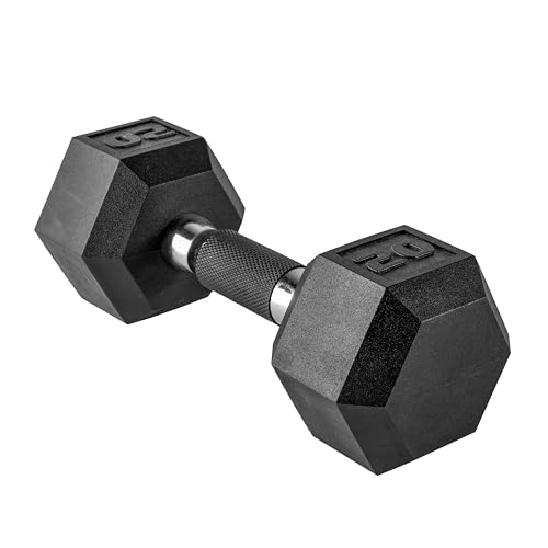 CAP Barbell Coated Dumbbell Weights with Padded Grip,...
