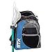 STX Lacrosse Sidewinder Lacrosse Backpack, Black/Columbia