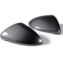 Pair Door Rearview Mirror Cover Cap LH+RH Carbon Fiber Replacement For 2013-2020 VW Golf 7 MK7.5 R G-TI GTD/GTE, 2014-2020 Golf Sportsvan, 2014-2017 E-GOLF T ouran L