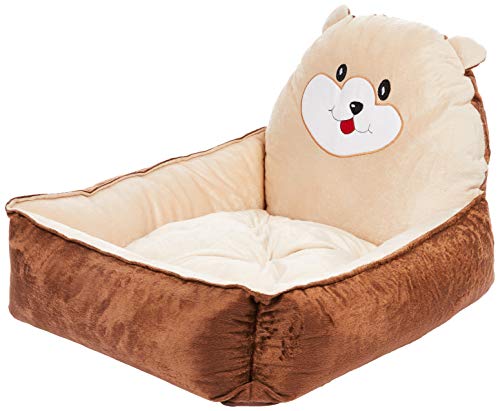 Cama Pet para Cães e Gatos Berço Marrom SS Pets para Cães