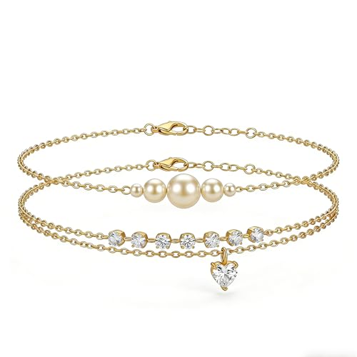 JZZ Adjustable14K Gold Plated Bracelets for Women, Symbolizing Protection & Wealth, Adjustable Stacking Delicate Jewelry, Elegant Layered Gift - image 1