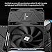 Thermalrlght Burst Assassin 120 EVO Dark CPU Air Cooler,Double 120mm PWM Fans CPU Cooler, for Intel LGA1700/1851/1150/1151/1200
