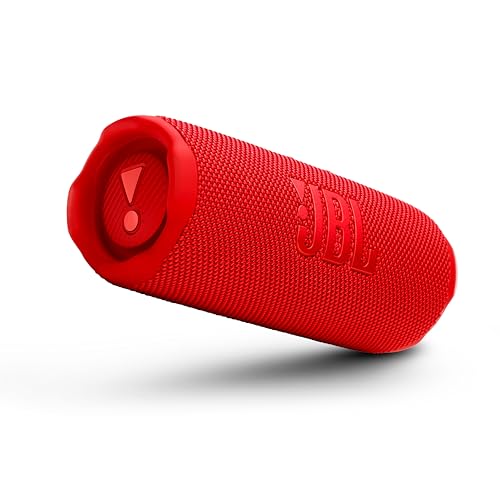 Image of JBL Flip 7 Wireless Portable Bluetooth Speaker, Bold Pro Sound with AI Sound Boost, 16Hrs of Playtime, IP68 Water & Dustproof, Multi-Speaker Connection by Auracast, Personalization App (Red)