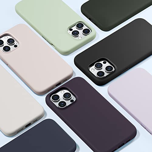 Mkeke For Iphone 14 Pro Case For Magsafe, Soft Silicone Rubber Phone Cases For Apple Iphone 14 Pro With Built-In Magnets And Microfiber Lining For More Protection - Black #TOP7