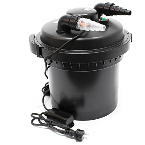 Wiltec SunSun CPF-280 Druckteichfilter mit UVC 11 W Teichklärer für Teiche bis 8000 L Cover