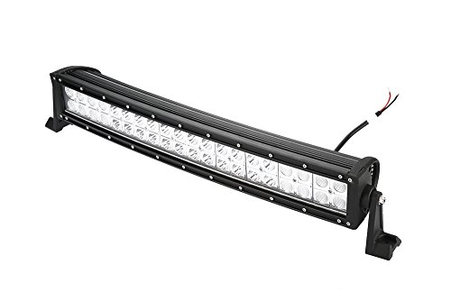 Primeprolight 120W LED Light Bar 24inch Curved Combo Beam Car Light with Wiring Harness for Off Road High Power ATV Jeep 4x4 Tractor off Road Light Fog Driving Bar Rree Truck SUV Car
