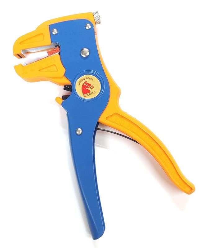 BUZZSAW MT-02DX Wire Insulation Stripper Cutter Adjusting Cable Wire Automatic Tool for DIY Projects, Electrical Work, Automotive Repair etc.