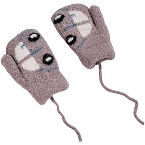 imKutie Baby Boys Girls Mittens, Cute Cartoon Car Winter Thermal Fleece Warm Stretchy Kids Mitten Gloves for 2-5 Years Cover