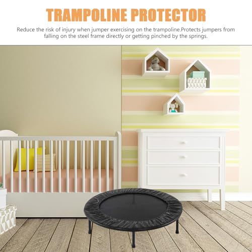 Coussin de sécurité trampoline 40 pouces noir avec 6 trous en mousse Magiclulu - 5