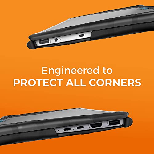 Gumdrop DropTech Laptop Case Fits HP EliteBook x360 1040 G7/G8 (2-in-1).Designed for K-12 Students, Teachers and Classrooms–Drop Tested, Rugged, Shockproof Bumpers for Reliable Device Protection–Black