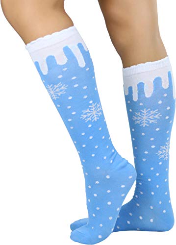 ToBeInStyle Women's Holiday Design Knee Socks