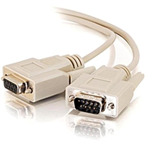 C2G 02712 Db9 M/F Serial Rs232 Extension Cable, Beige (10 Feet, 3.04 Meters) #TOP24