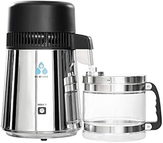 DCHOUSE Water Distiller, 1 Gallon Stainless Steel Distilling Pure Water Machine for Home Countertop Table Desktop, 4L Distilled Water Making Machine, Water Purifier for Home with PP Filter