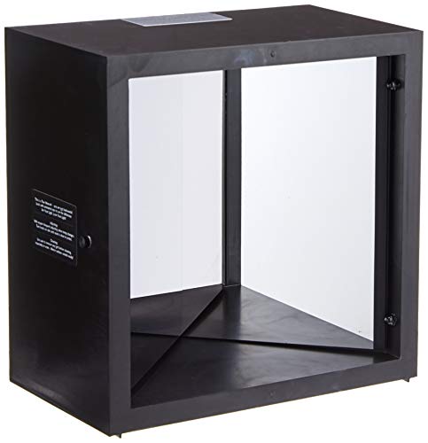 True Mirror, 12 x 12 Inches, Black (P12Black)