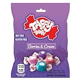 Taffy Town Saltwater Taffy - Berries & Cream | Gourmet | Nougat-Style Candy| Soft & Delicious| Sumer Snack Treats| Party Good Candies | 3.5 oz