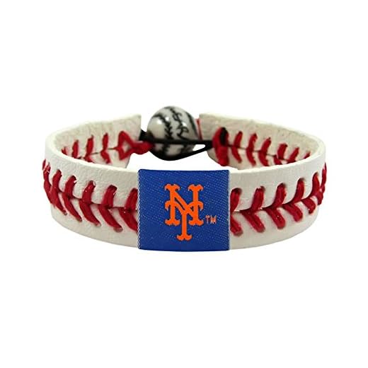 MLB New York Mets Classic Baseball Bracelet