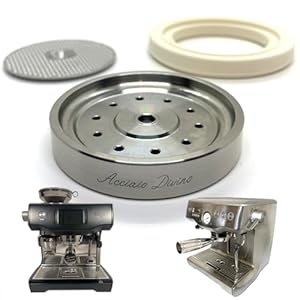 Stainless Steel Shower Screen 3 Piece Kit for Sage/Breville Dual Boiler Espresso Coffee Machines - Oracle SES900 SES920 SES980