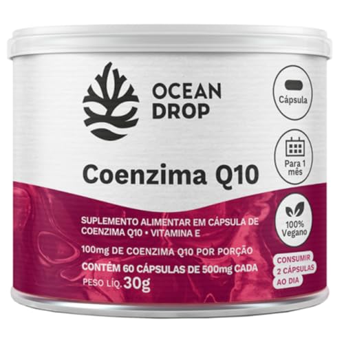 Coenzima Q10 + Vitamina E (60 cápsulas 700mg) - Ocean Drop