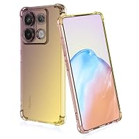 BORYA Silikon-Hülle Für Xiaomi Redmi Note 13 Pro 5G: Transparent, Farbverlauf, Stoßfest, Kratzfest, Ultra Dünn