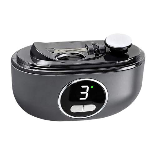 Electric Nail File for Thick Toe Nails, Electric Nail Clippers for Toenails, with Scraps Storage & LED Light, 3 Speed Adjustable Quiet Trimmer, for Men Women Adults Children Seniors Fingernail Toen