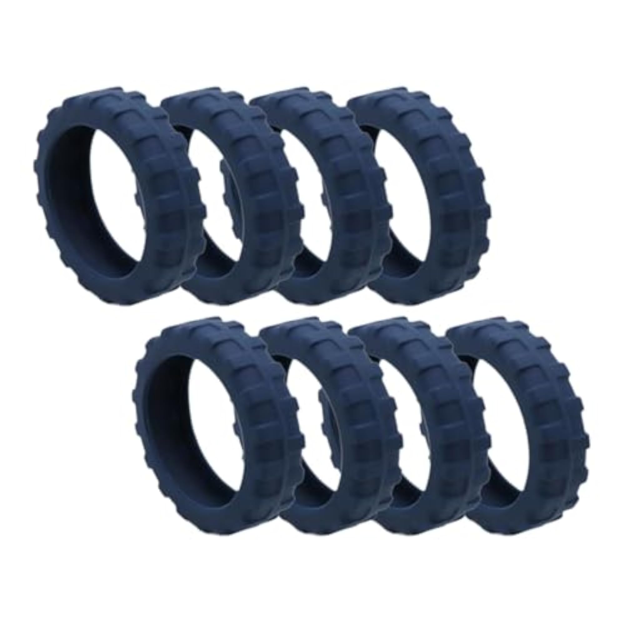 8X Luggage Suitcase Wheels Covers for Diameter 43-55mm