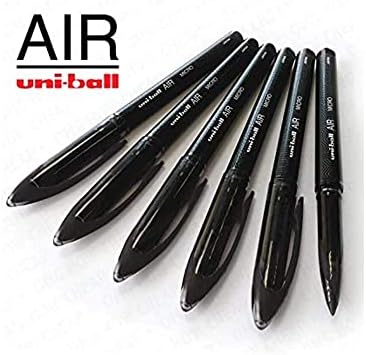 uni-ball AIR Micro - 0.5mm Fine Rollerball - 12 + 2 Free - Black - UBA-188-M