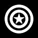 Produktbild SUPERSTICKI® Captain America Vinyl Aufkleber Decal Hintergrund/Maße in Inch Sticker| Cars Trucks Vans Walls Laptop |WHITE| 4.5 In Aufkleber Decal Hintergrund/Maße in Inch | CCI212