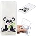 Produktbild Everainy Kompatibel für Xiaomi Redmi Note 6 Pro Hülle Silikon Transparent Gummi Cover Hüllen für Redmi Note 6 Pro Handyhülle Stoßfest Durchsichtig TPU Stoßstange Schutzhülle (Panda)