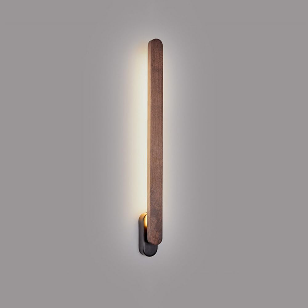 Applique da Parete Moderna a Striscia Lunga, Lampada da Parete a LED con retroilluminazione, Lampada da Parete a 3 Colori, Lampada da Parete lineare con Rotazione a 180°, Lampada da Parete