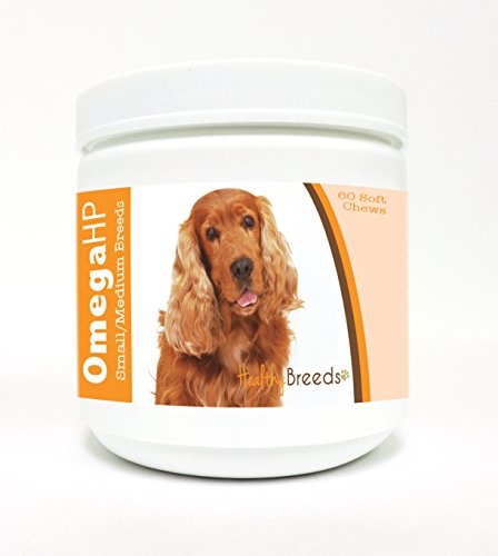 Image of Healthy Breeds Cocker Spaniel Omega HP Fatty Acid Skin and Coat Support Soft Chews 60 Count